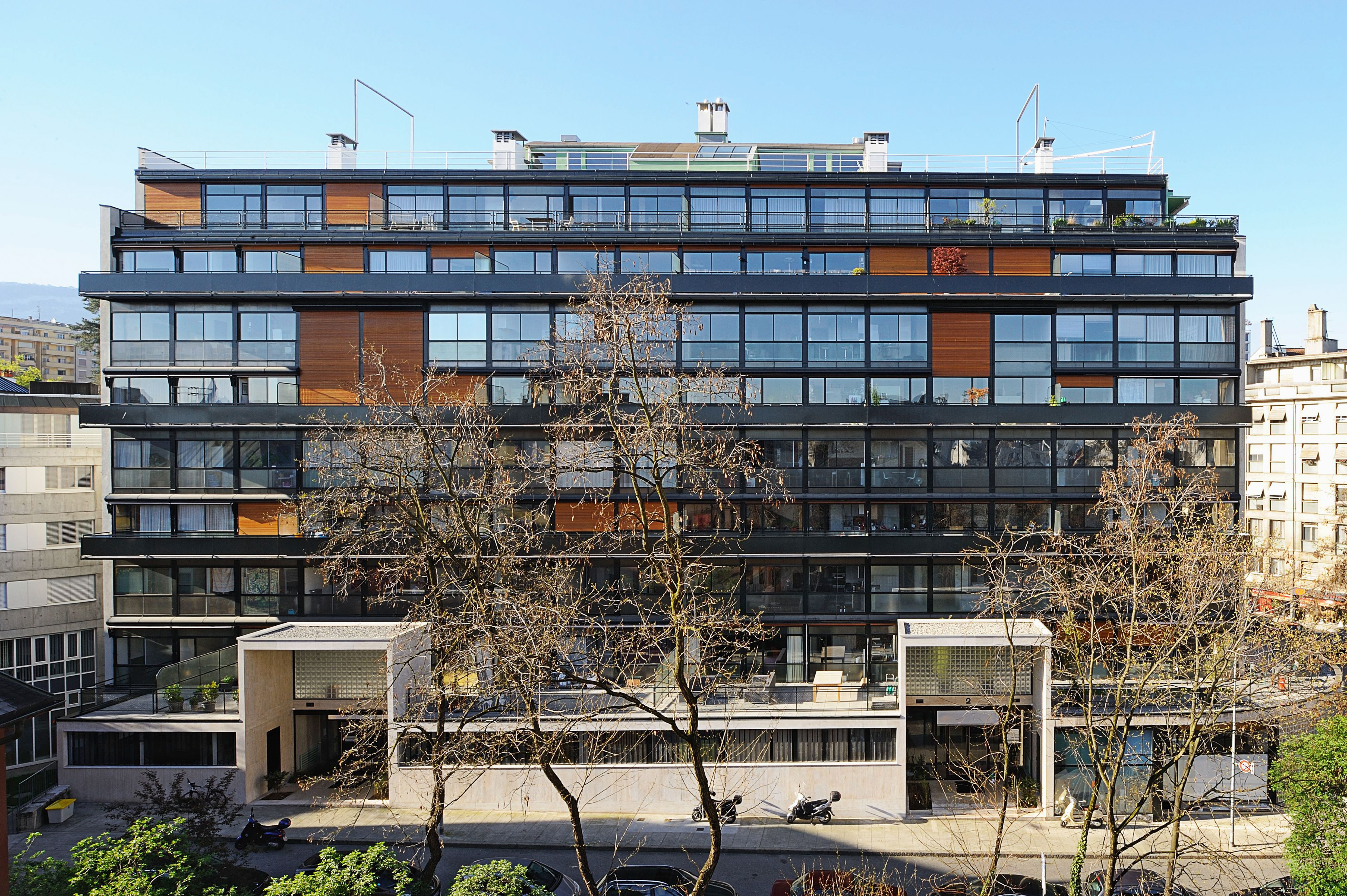 Vue de l'immeuble Clarté, 