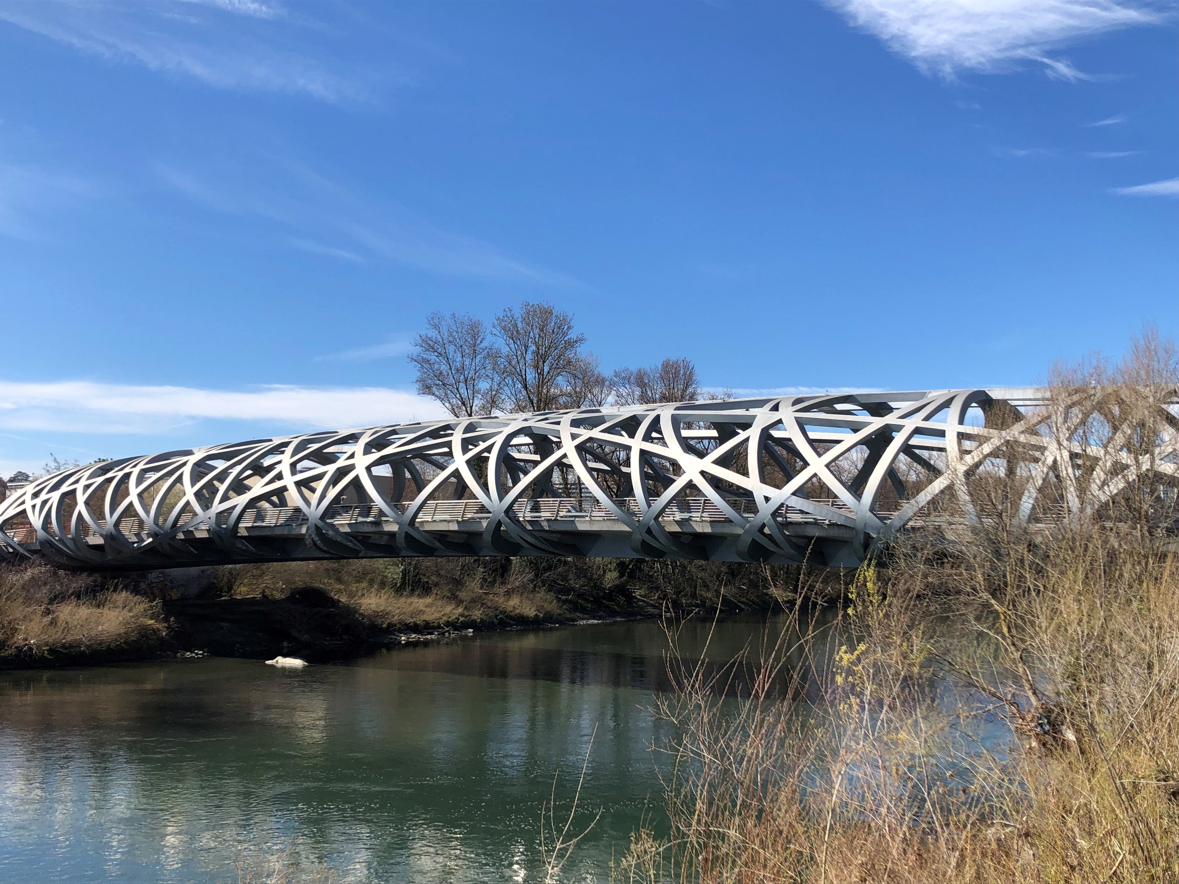 Vue de la passerelle Wilsdorf
