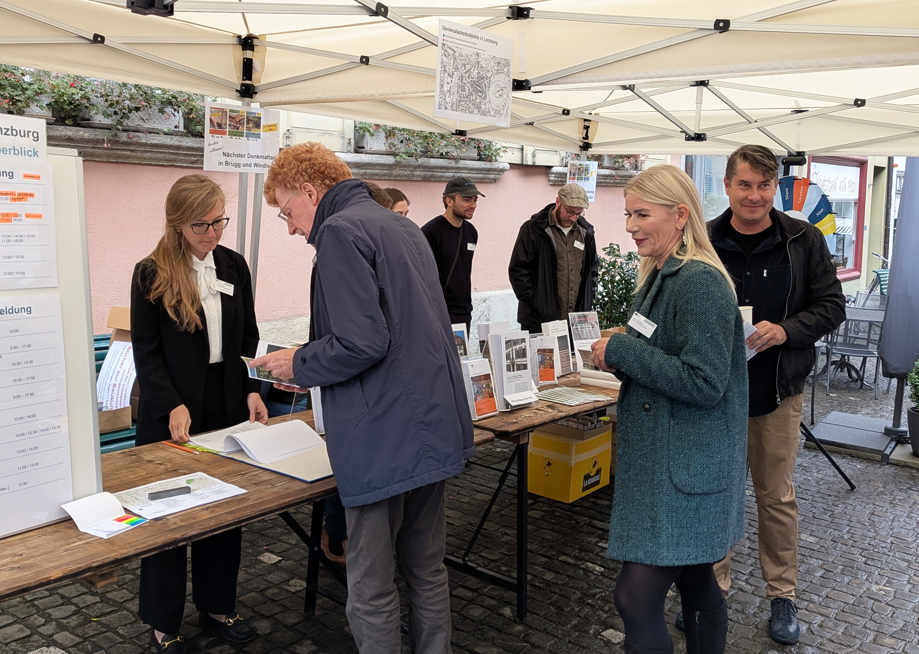 Am Infostand des Denkmaltags 2025.