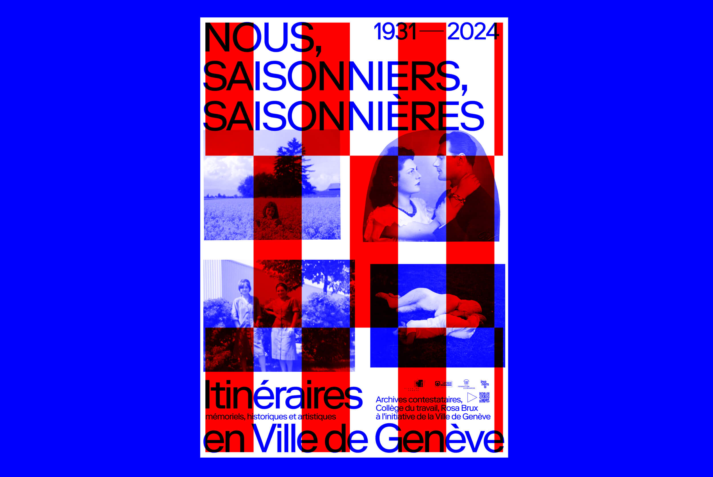 Affiche du parcours « Nous, saisonniers, saisonnières »