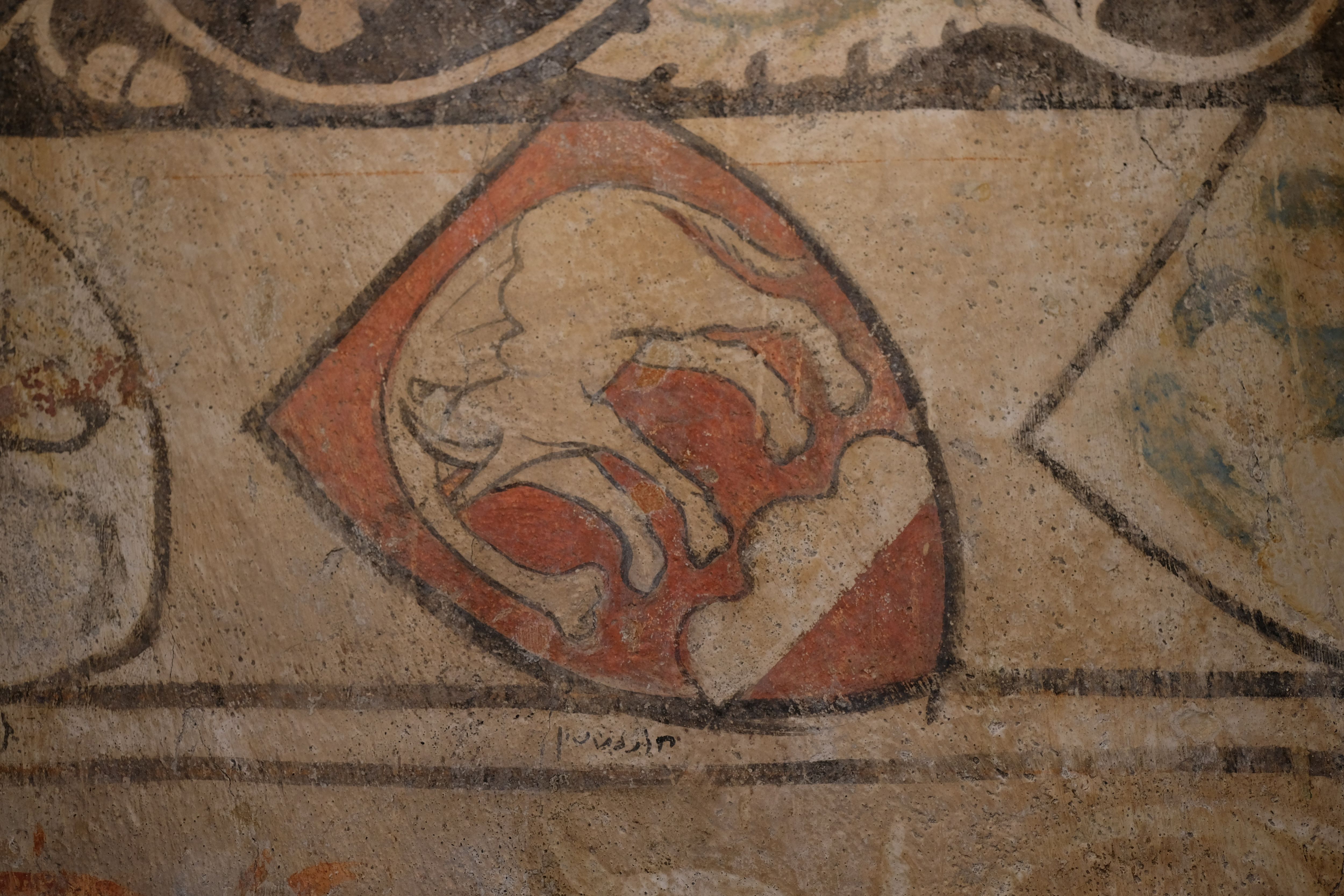 Wappen der Helfenstein im Schauplatz Brunngasse