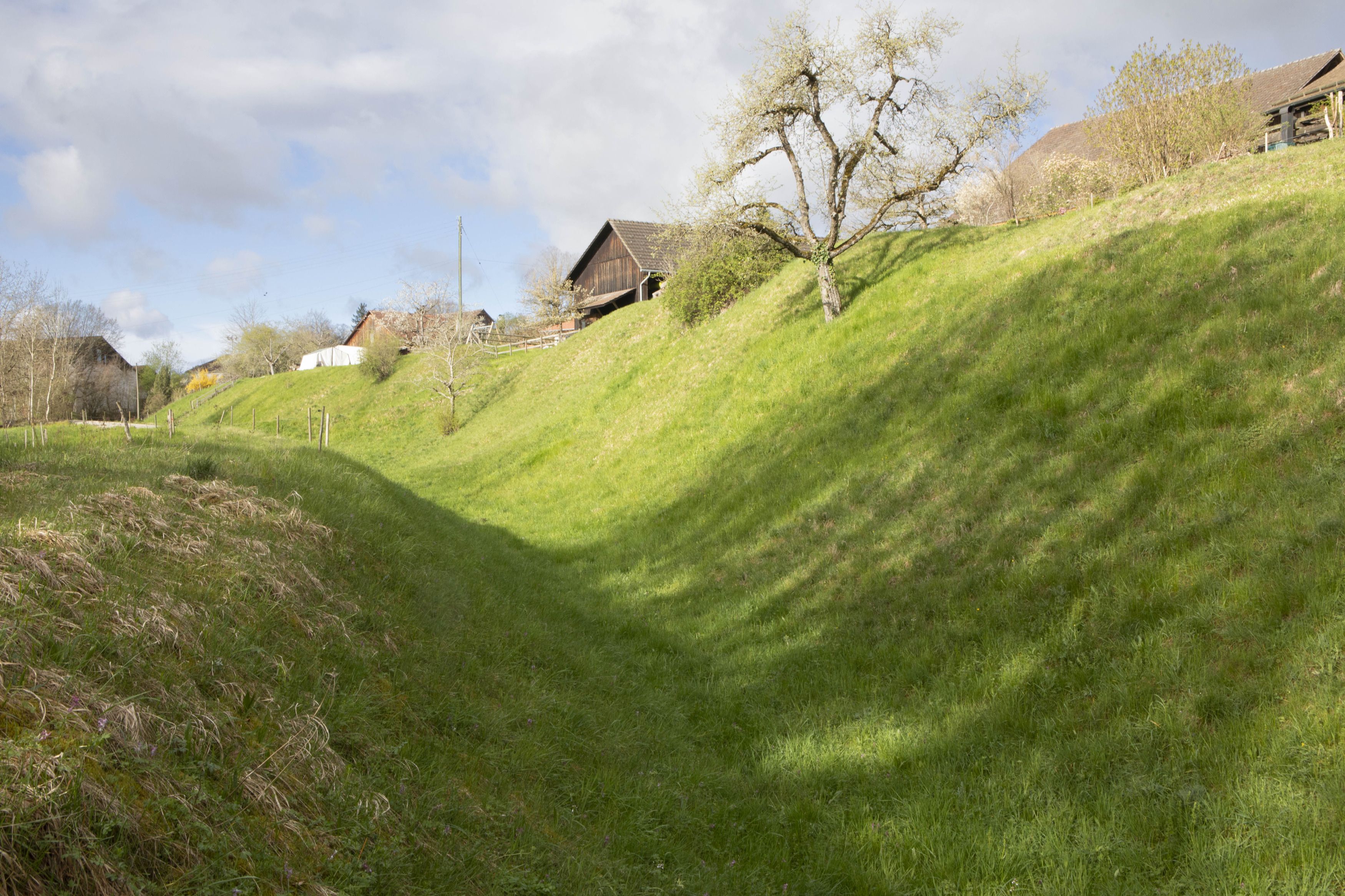 Befestigungswerk im Dorf Kyburg