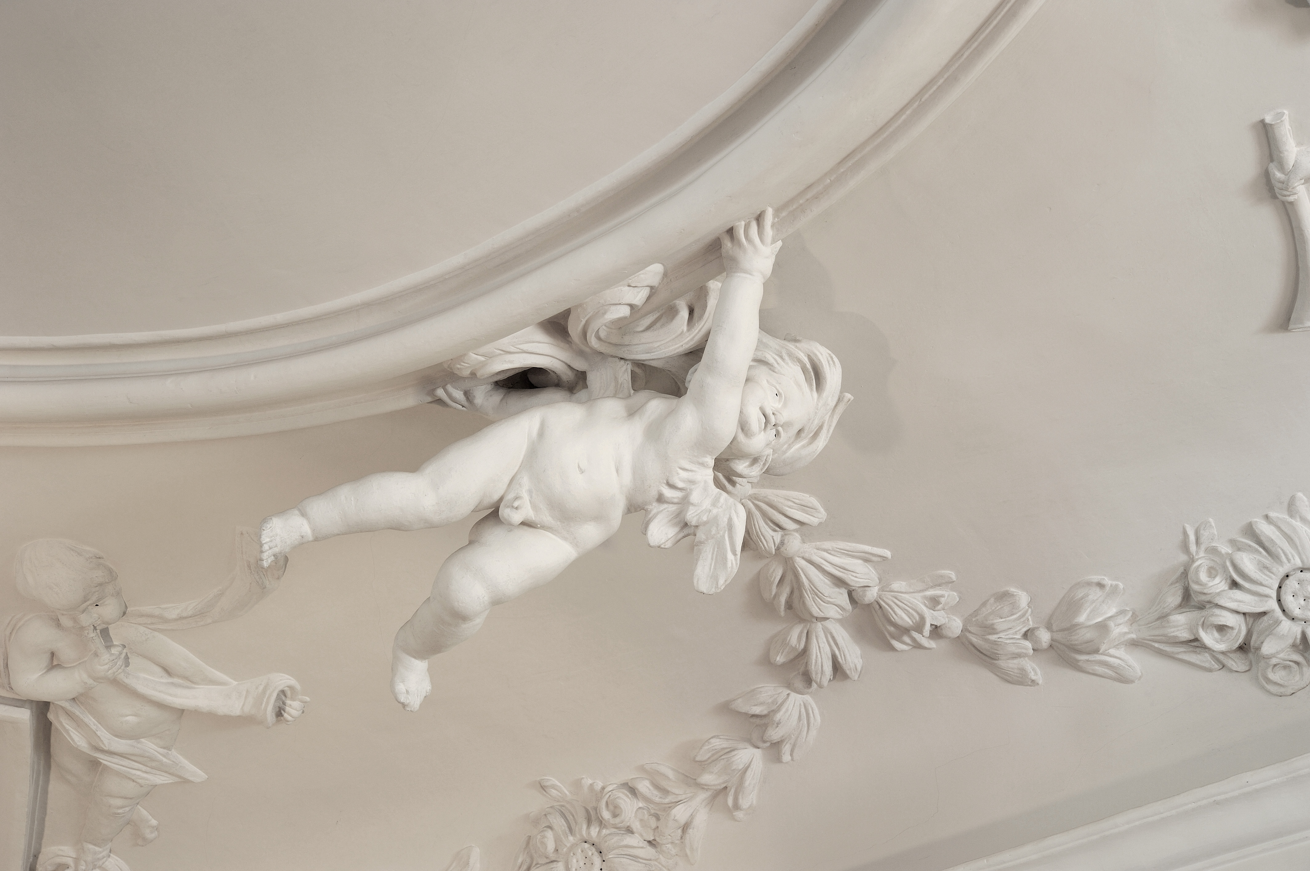 Stuckdecke in der Burghalde