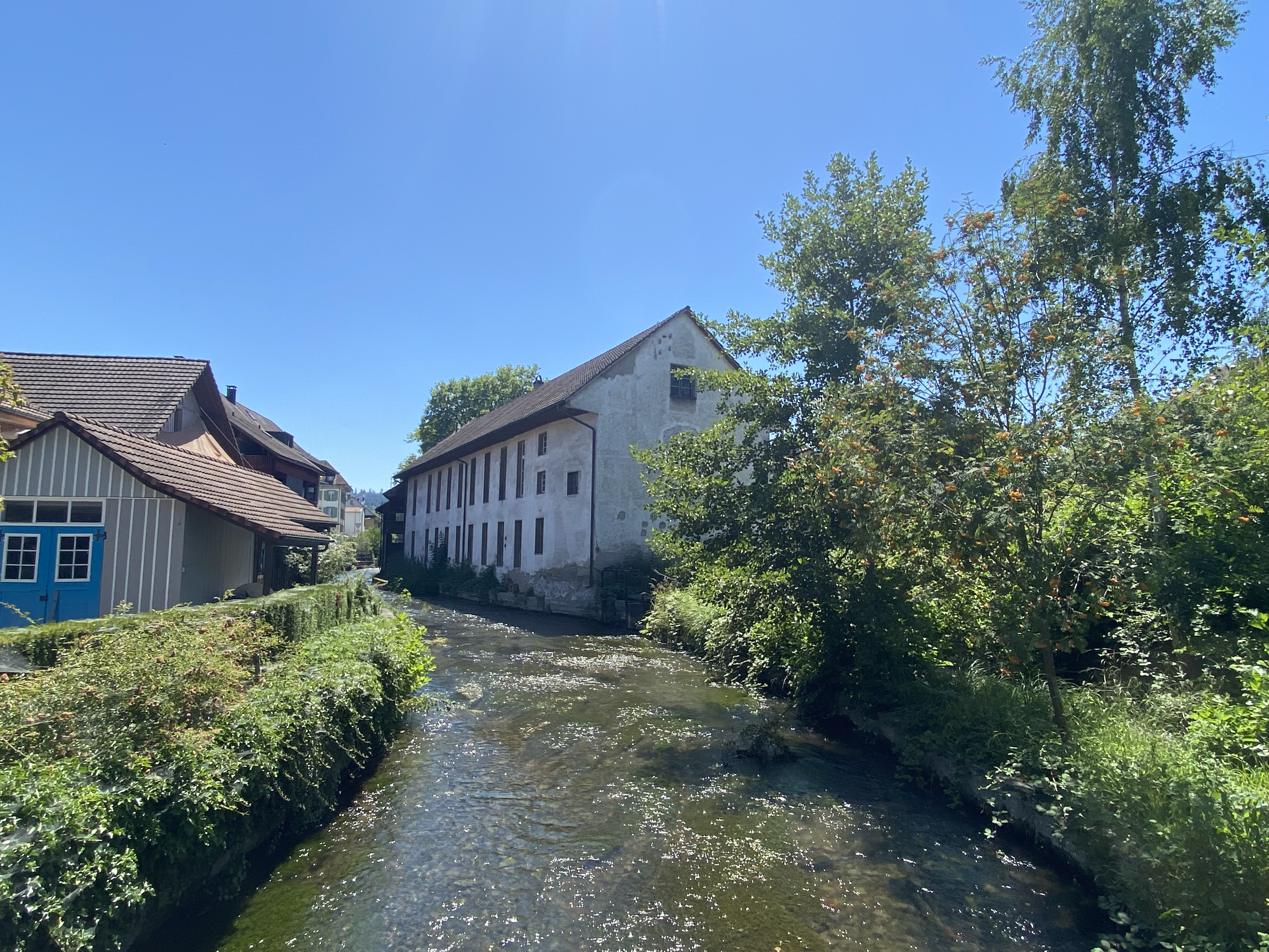 Ehemalige Bleichi mit dem Aabach