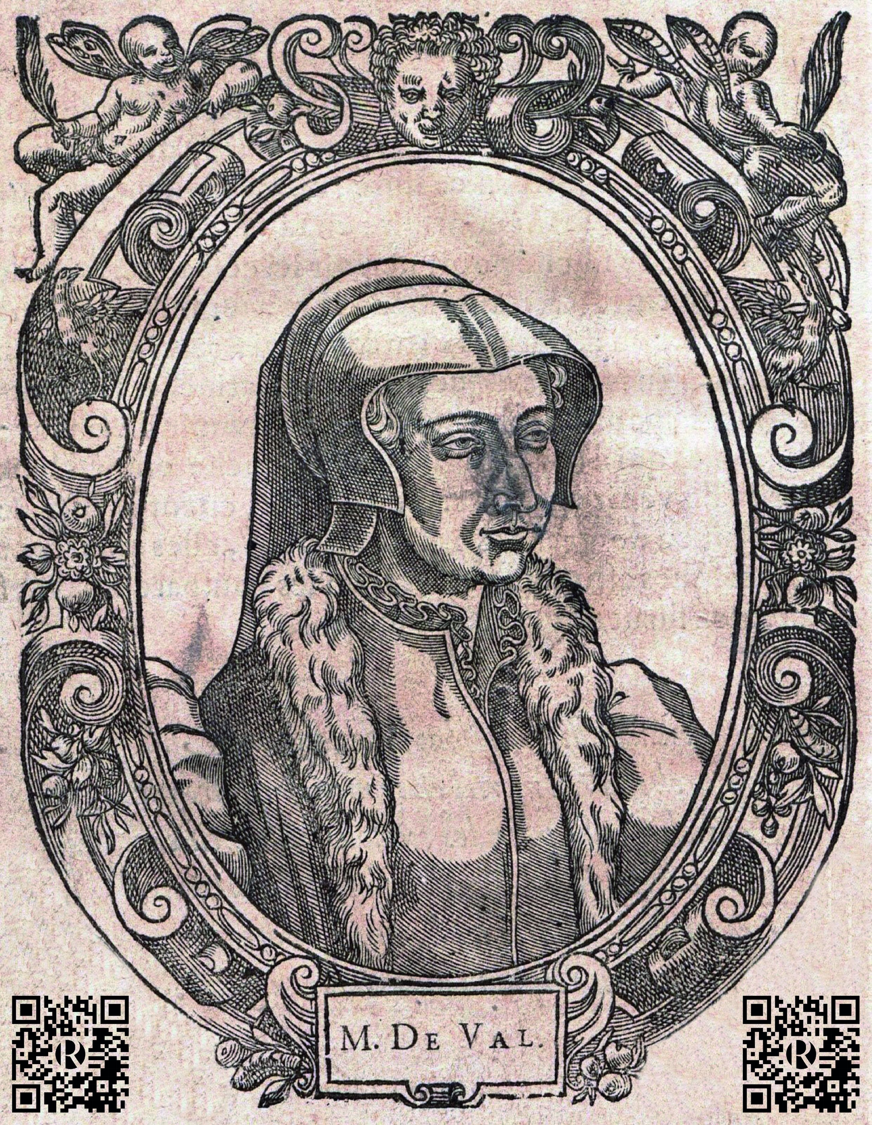 Portrait gravé de Marguerite de Valois, in Th. de Bèze, Icones, Genève 1580. Don Barbier-Mueller, MIR.