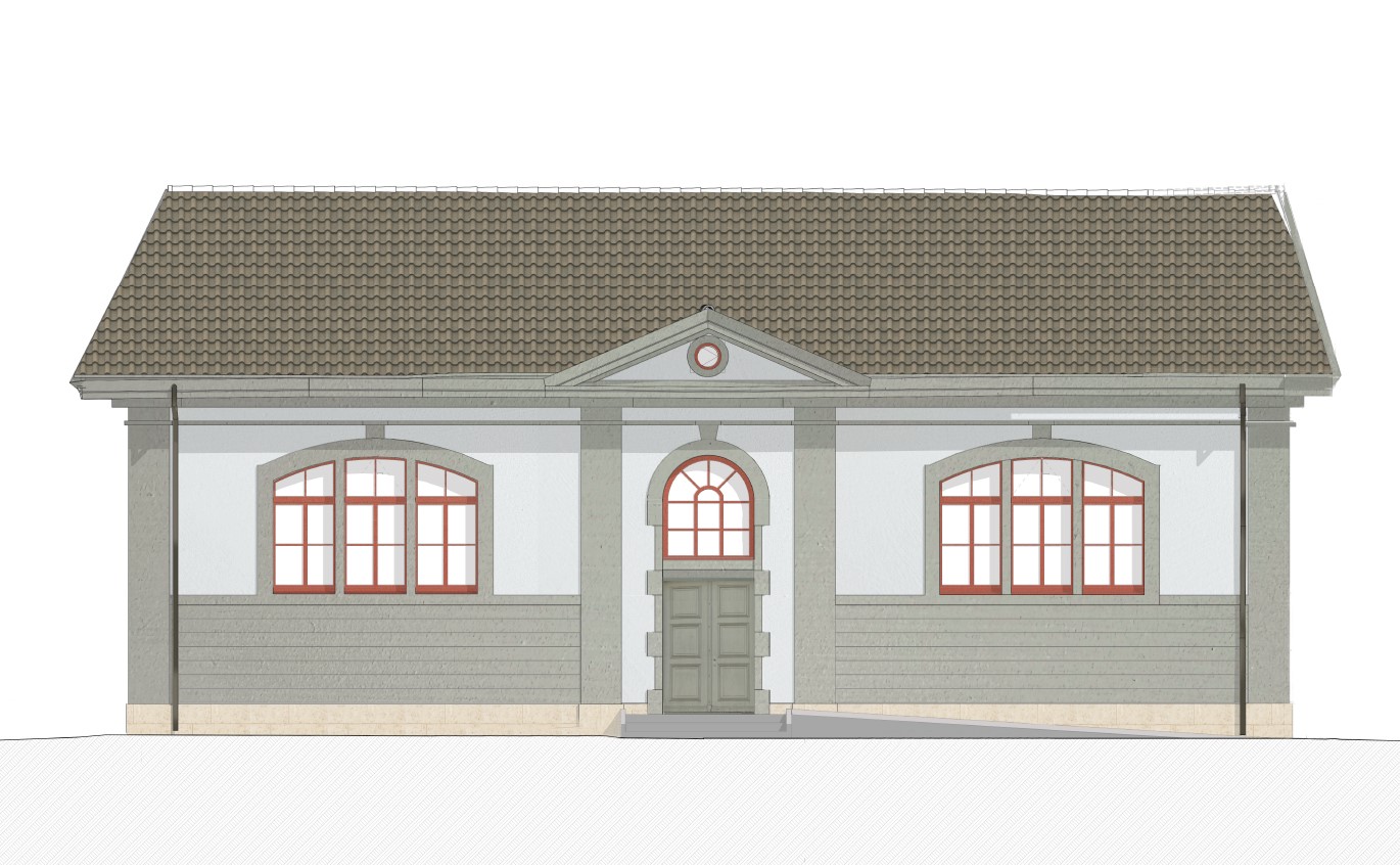 Farbkonzept Turnhalle Steig