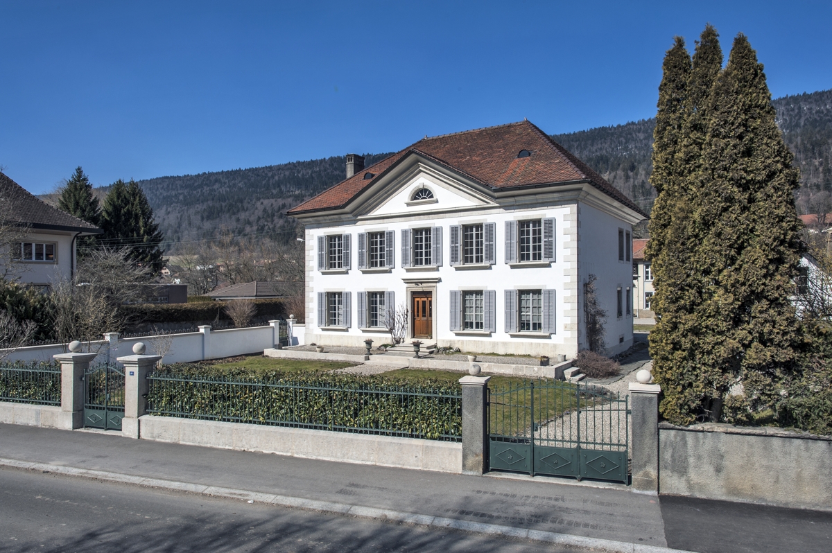 Façade principale de la villa Langel 