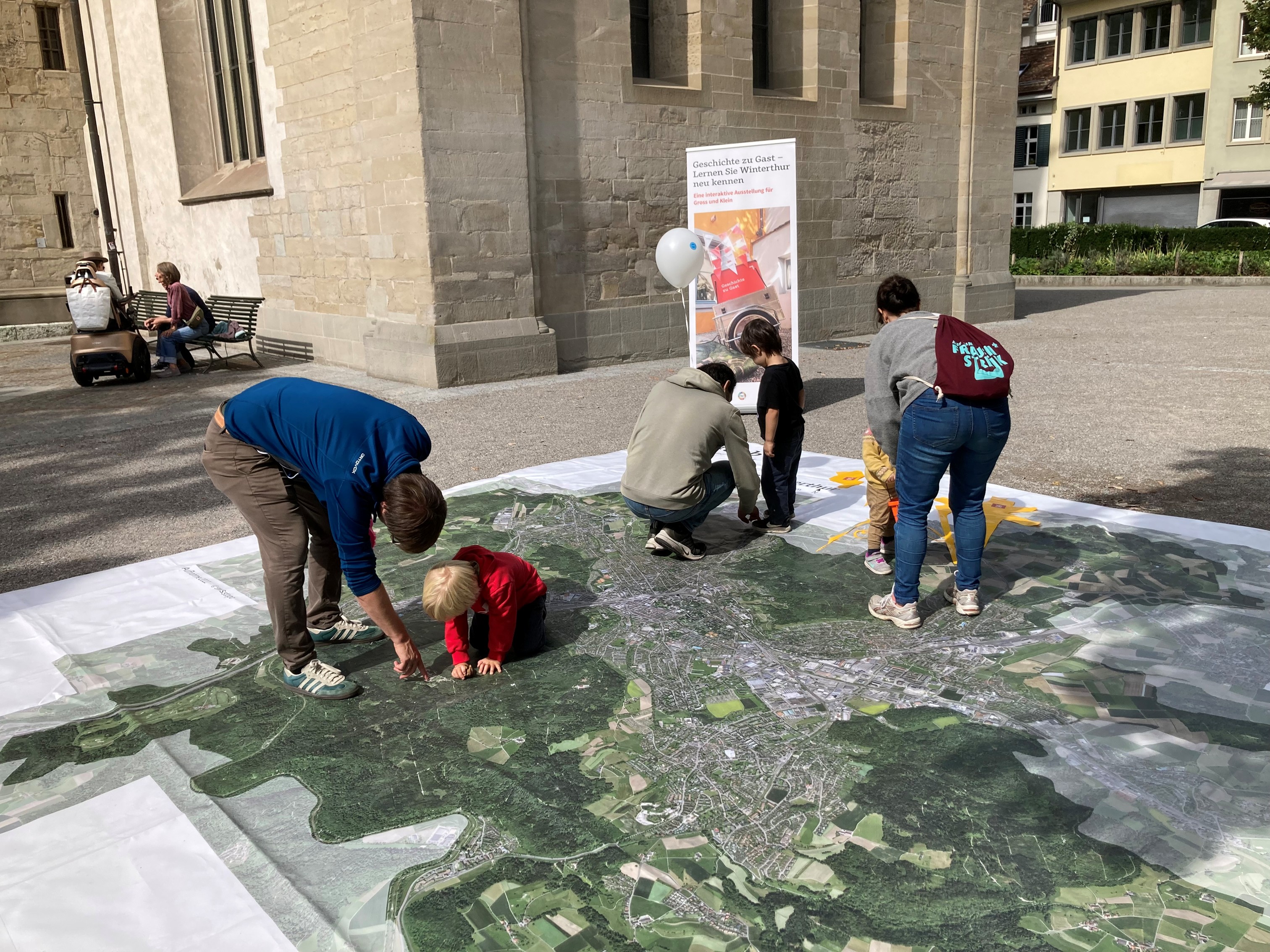 Winterthur auf dem begehbaren Luftbild kennenlernen