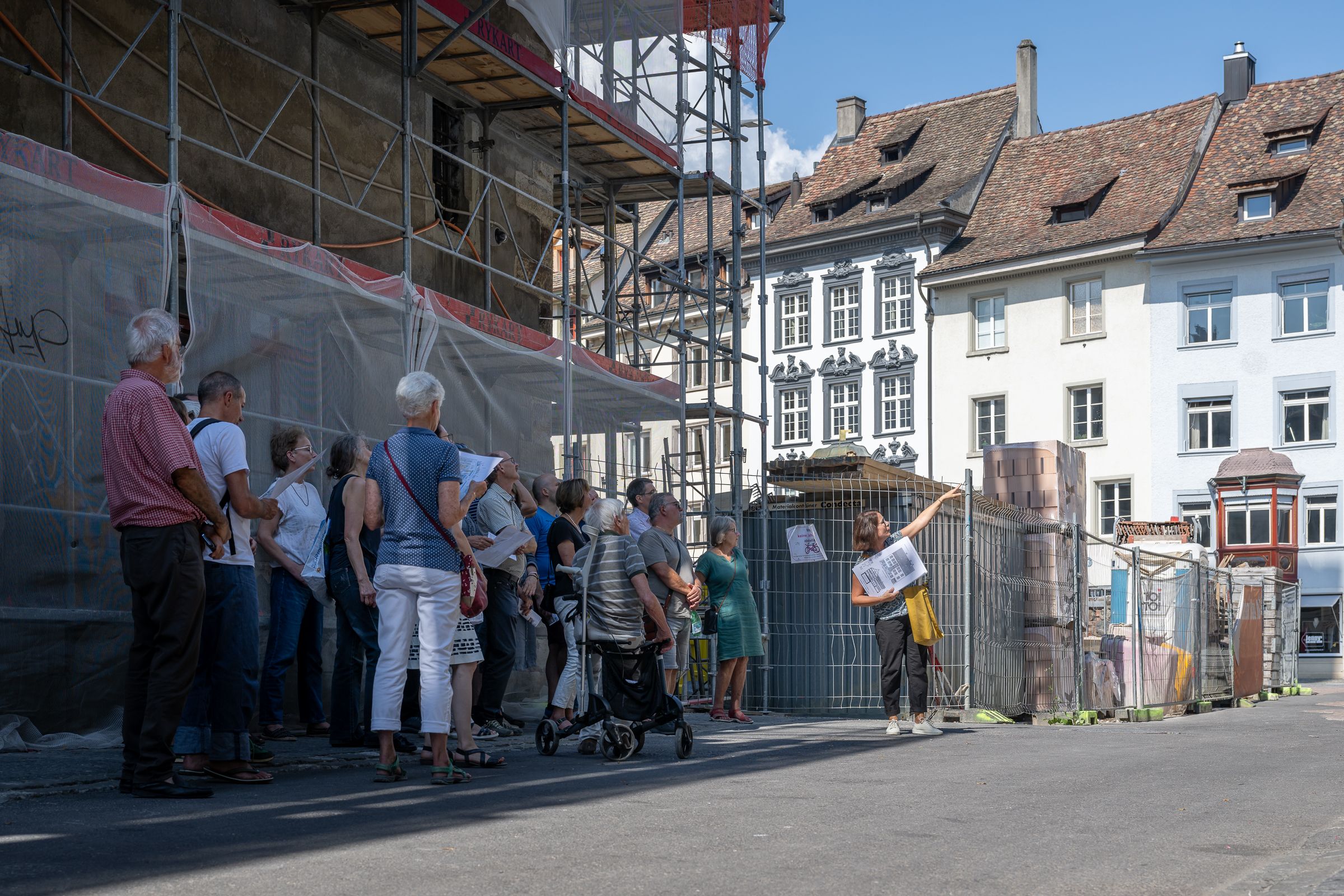 Historisches Stadthausgeviert, Schaffhausen, am 9. September 2023